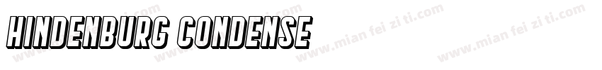Hindenburg Condense字体转换